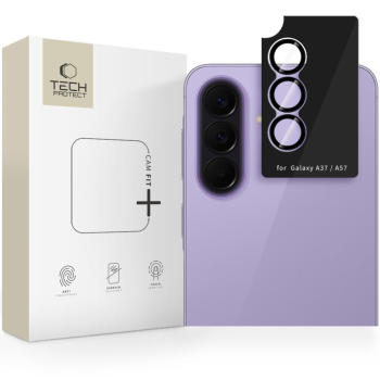 Tech-Protect Camring Fit+ Camera Cover for Samsung Galaxy A37 / A57 5G, Black