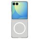 Spigen AirSkin Mag MagSafe Case for Samsung Galaxy Z Flip 7, Clear/White