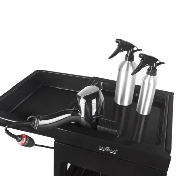 Gabbiano 048A Hairdressing Trolley, Black