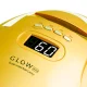 UV/LED лампа для ногтей Glow F2 ZN 220W, золотисто-синяя