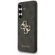 Guess Case for Samsung Galaxy S25 FE HC PU Leather 4G Metal Logo Black