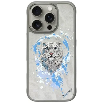 Nimmy iPhone 16 Pro Max vāciņš Pantera MagSafe, gaiši pelēks