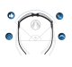 Rockbros SP297 polarizētas velo brilles, melnas