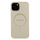 Apple iPhone 15 6.1\'\' Guess Saffiano MagSafe Case Cover (GUHMP15SPSAHMCB), Gold | Telefona Maciņš Vāks Apvalks...