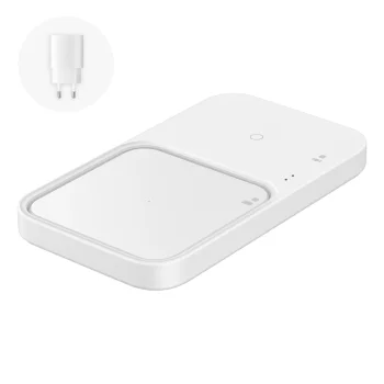 Беспроводное зарядное устройство Samsung Wireless Charger Duo 15W, Белое