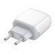 LDNIO A2421C Wall Charger 22.5W USB & Type C + Charging Data Cable ( Type C to Apple iPhone Lightning ) 3A, White |...