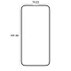 Защитное стекло Etteri 9D для Apple iPhone 16 Plus 6.7\"