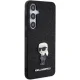 Чехол Karl Lagerfeld Glitter Ikonik Logo для Samsung Galaxy S24+ Черный