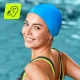 Силиконовая шапочка для плавания TSUNAMI TEXTURE, синяя