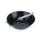 Joseph Joseph Space 32cm Folding Handle Ceramic Non-Stick Wok, Blue