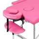 Saliekamais Masāžas Galds Alumīnija Comfort Activ Fizjo 2 Segmenta Rozā Krāsā | Folding Massage Table Aluminum...
