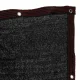 Balkona aizsargekrāns ar stiprinājumiem, ēnojošs PVC siets, 105x700 cm, 150g/m2, UV, melns