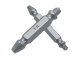 4-Piece Screw Extractor Set for Broken Screws and Studs