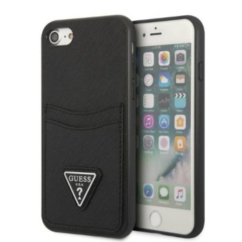 Guess чехол для iPhone 7/8/SE 2020/SE 2022 Saffiano Triangle Черный