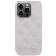 Apple iPhone 15 Pro 6.1\'\' Guess 4G Metal Gold Logo Case Cover, Pink | Telefona Maciņš Vāks Apvalks Bampers