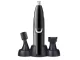 Rechargeable 3-in-1 Trimmer for Nose, Ears, Beard, and Eyebrows, Black