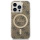 Guess 4G MagSafe Case for iPhone 15 Pro - Brown