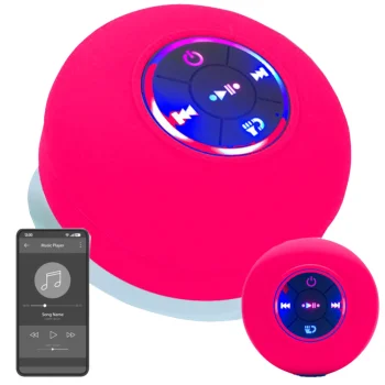 Mini Wireless Bluetooth Speaker with Suction Cup IPX4