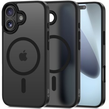 Tech-Protect iPhone 17 vāciņš MagMat MagSafe, matēts melns