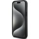 Чехол DKNY для iPhone 15 Plus / 14 Plus Mono Stripe & Metal Logo, черный