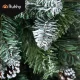 Искусственная новогодняя елка на стволе 1,8м Ruhhy 26667, заснеженная