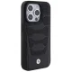 BMW iPhone 15 Pro Max Case Leather Seats Pattern, Black