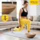 Korķa līdzsvara disks 4FIZJO 30 x 10 cm, brūns