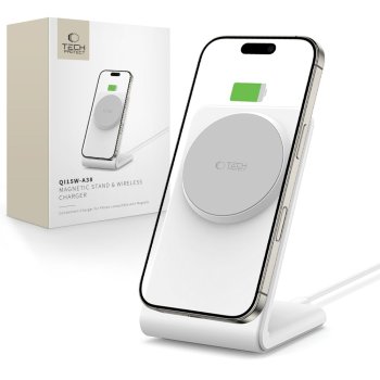 Tech-Protect QI15W-A38 MagSafe Wireless Charger, White