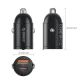 Автомобильное зарядное устройство Orico MiniRing 30W USB-A + USB-C - Черный
