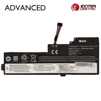 Klēpjdatora akumulators Lenovo 01AV421, Extra Digital, 1950 mAh, 11.4V