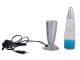 Nightlight Decorative Lamp Lava, Silver-Blue