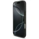 Mercedes AMG Leather Debossed Lines vāciņš priekš iPhone 18 Pro Max / 17 Pro Max, melns
