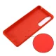 For SonySony Xperia 1 IV Liquid Silicone Phone Case Soft Cover, Red | Telefona Vāciņš Maciņš Aplvalks Bamperis