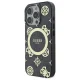 Guess iPhone 16 Pro Case IML Peony On 4G Background MagSafe, Black
