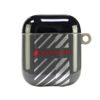 Austiņu maciņš Audi IML Sport Case priekš AirPods 1 / 2, melns