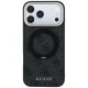 Guess Ring Stand 360 4G Classic Logo MagSafe vāciņš iPhone 17 Pro / 18 Pro, melns