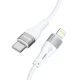 Кабель Wozinsky WSTCL1 Lightning / USB-C, 27W, 1м, белый