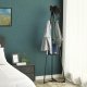 Freestanding Metal Coat Rack with Beech Wood Hooks