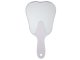 Tooth-Shaped Hand Mirror for Dentistry and Cosmetics, White