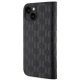 Apple iPhone 14 6.1\" Karl Lagerfeld Saffiano Monogram Bookcase Cover (KLBKP14SSAKLHPK), Black | Telefona Maciņš...