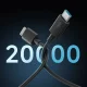 Кабель CUKTECH Type-C на 6A 240Вт 1,5м - Черный
