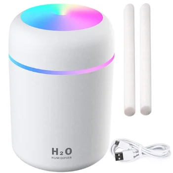 Мини-увлажнитель воздуха и аромадиффузор с USB и RGB-подсветкой, 300...