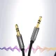 Audio kabelis Ugreen AV119 10736 AUX 3.5mm uz 3.5mm 3m melns