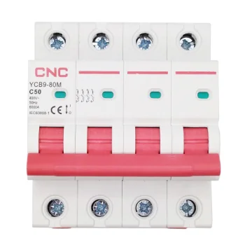 Автоматический выключатель 4P, 50A, тип C, 6kA