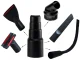 Universal Vacuum Cleaner Nozzle and Brush Set with Adapter, 6 pcs