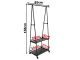 Вешалка для Одежды на Колёсиках | Clothes Hanger Rack