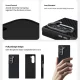 Samsung Galaxy Z Fold 5 ( SM-F946B/DS ) ABEEL Carbon Fiber Texture Cover Case, Black | Чехол Обложка...