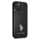 Apple iPhone 13 mini 5.4\'\' US Polo Horses Logo Case Cover (USHCP13SUMHK), Black
