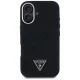 Чехол Guess Denim Triangle Logo MagSafe для iPhone 16, черный