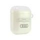 Чехол Audi IML Geometric Pattern для AirPods 1 / 2, White